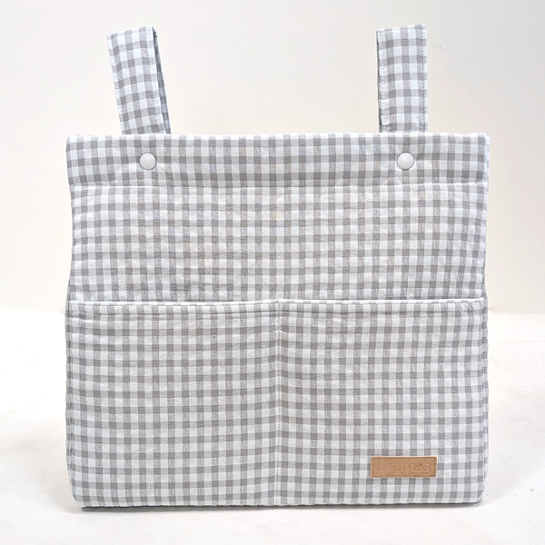 BolsoG-Vichy Gris cuadro grande