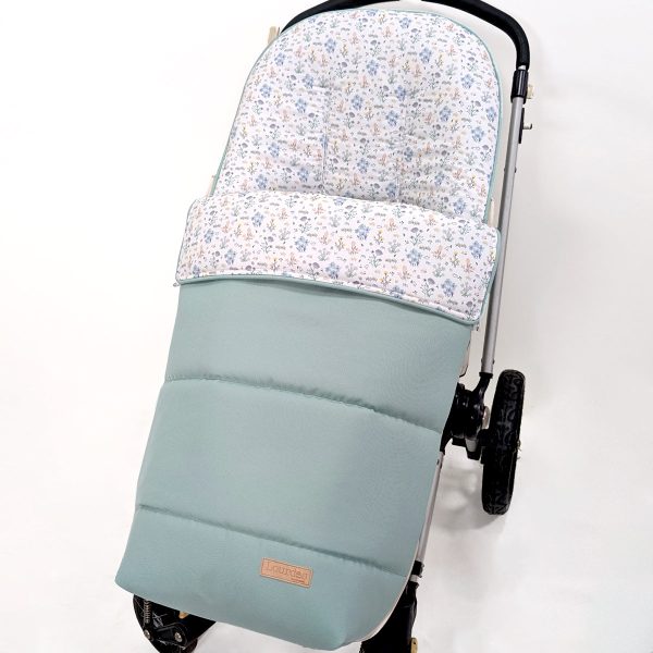 Silla-Impermeable Verde Pajaritos efecto abullonado