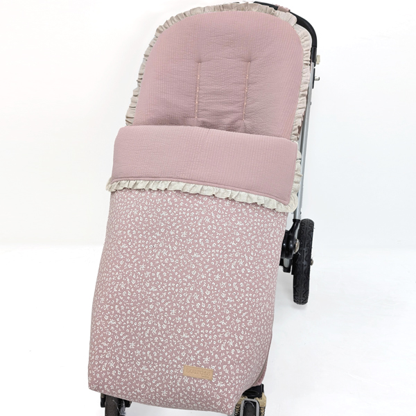 Silla- Twin rosa flor remate lino