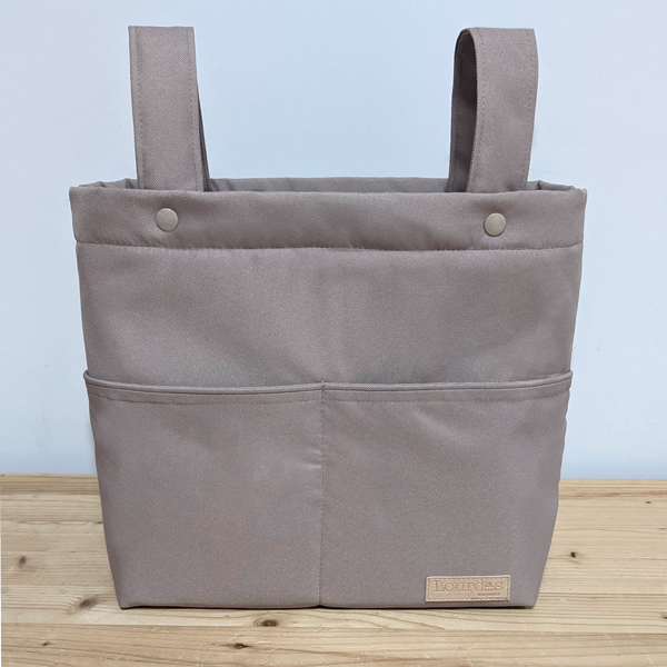 Bolso Mediano- Impermeable Tostado