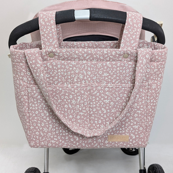 BolsoT-Twin rosa Flor