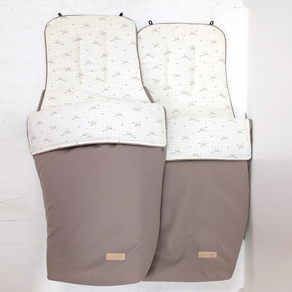Outlet 2 Sacos silla impermeable tostado ballenas para Must twin4