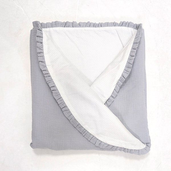 Outlet Arrullo azul lavanda minimotas acolchado