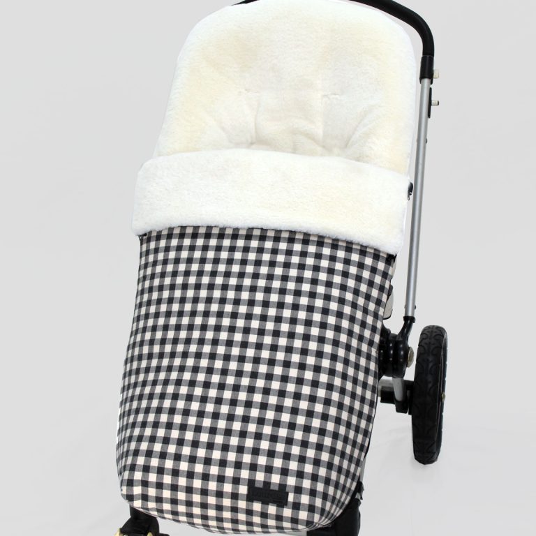 Silla-Vichy invierno negro/crudo pelo crudo